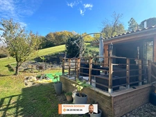  (11420) - BELPECH - T3 DE 130M2 + CORPS DE FERME - OSSATURE BOIS - VASTE TERRAIN - SPACIEUX - LUMINEUX -