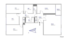 Appartement de 4 pièces de 86 m² à Lyon 3
