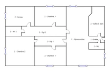 69270 - VALSONNE - MAISON FAMILIAL - 6 CHAMBRES - TERRAIN - ANNEXE - POTENTIEL D'AMÉNAGEMENT - À RÉNOVER - PROXIMITÉ TARARE - NATURE