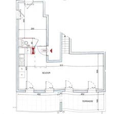 Duplex moderne en dernier étage – 3 chbres + suite parentale – 2 terrasses – Craponne centre
