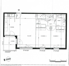 T3 de 62m2 avec loggia et box - Petite résidence en plein centre de Collonges-au-Mont-d’Or
