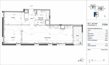 NANTES 44300 - T3 70m² - 2017 - LOGGIA PLEIN SUD - VUE DEGAGEE - PARKING SECURISEE