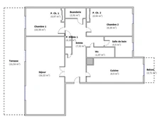À vendre – Appartement T3 de 70m² terrasse avec vue dégagée, garage fermé et cave – Nice 06100 secteur Henry Dunant