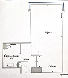 06000 - NICE - QUARTIER LIBERATION/VERNIER - GRAND STUDIO - CLIMATISATION MOBILE
