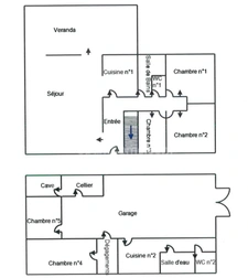 Maison de 8 pièces 152 m² - 3 ch - Véranda, Sous-sol complet & Terrain - Bourges