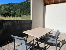 Maison récente 70 m² — Le Mont-Dore (Massif du Sancy) — 2 chambres — terrasse (22  m²)— grand garage (44 m²)