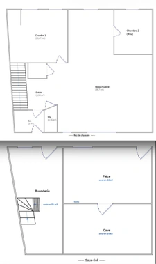 CHOISY-LE-ROI - GONDOLES NORD - 158 m2 carrez - 10 PIÈCES - 6 CHAMBRES - 3 SALLES D’EAU - TERRASSE - BALCON - GARAGE - JARDIN