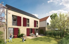 Senlis (60) – T2 de 43 m² avec jardin exposé plein sud, terrasse et 2 parking en sous-sol