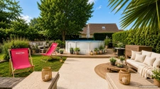LIANCOURT (60) – MAISON FAMILIALE - JARDIN - TERRASSES- PISCINE - GARAGE - PAS DE TRAVAUX - CALME - PROXIMITE COMMODITES