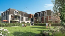Senlis (60) – T2 de 43 m² avec jardin exposé plein sud, terrasse et 2 parking en sous-sol
