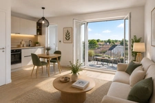 Clermont (60) – T2 de 47,80 m² avec balcon, parking
