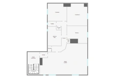 37000 - TOURS - APPARTEMENT T4 - 3 CHAMBRES - 87 M² - BALCON - LUMINEUX - GARE À 10 MIN À PIED