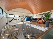 AGON-COUTAINVILLE, 600 meters from the beach, superb architect-designed house built in 2007 with a surface area of 320 m², with swimming pool!!!