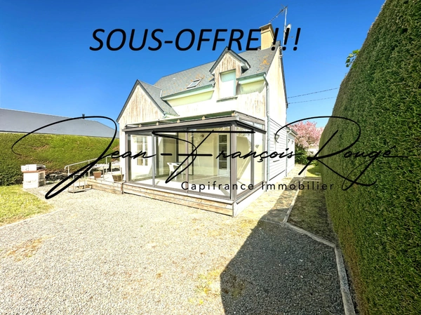 A 500 mètres de la plage et proche des commerces, maison de 112 m² avec vie de plain-pied !!!