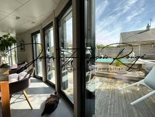 AGON-COUTAINVILLE, 600 meters from the beach, superb architect-designed house built in 2007 with a surface area of 320 m², with swimming pool!!!
