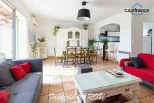 Maison de plain pied 130m² (5 pièces) avec studio, piscine sur 1300m²  AIX / PUYRICARD (13540)