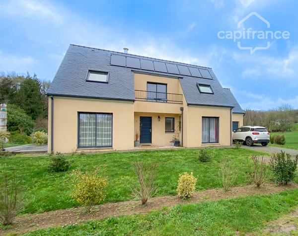 Maison contemporaine 2023 avec vue Vilaine - 120 m² - 4 chambres - Terrain 1 725 m² - Nivillac Port Folleux (56)