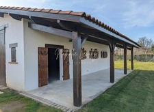 Grange et vaste terrain de 1135 m² – Potentiel d'agrandissement – Lavernose-Lacasse
