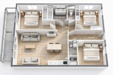 Appartement T4 de 84 m² avec balcon et vue boisée – Montrabé (31), cadre de vie privilégié aux portes de Toulouse