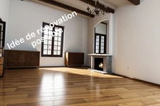 Immeuble 3 appartements + grand parking – Rentabilité > 8 % – Centre de Cazouls-lès-Béziers – Toiture neuve, rénovation budgétisée