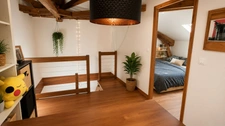 Duplex T3 lumineux avec espace bureau – Dernier étage – Faibles charges – Centre-ville