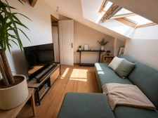 T3 Duplex lumineux avec espace bureau – Faibles charges – Centre-ville