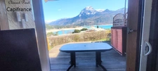 Pavillon avec vue exceptionnelle sur la baie Saint-Michel et le lac de Serre-Ponçon – Chorges (05230)