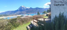Pavillon avec vue exceptionnelle sur la baie Saint-Michel et le lac de Serre-Ponçon – Chorges (05230)