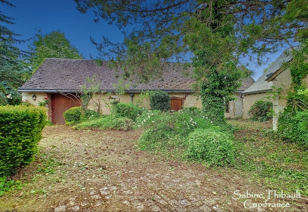 Dpt Indre et Loire (37), à vendre MARCILLY-SUR-MAULNE, maison 7 pièces 173 m2 - Terrain clos
