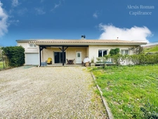 Maison récente de plain-pied – 4 chambres – 115 m² utiles – terrain 1 545 m² – au calme à 7 min de Montpon