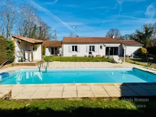 Maison 128 m² avec piscine et grange de 100 m2  – 3 800 m² de terrain