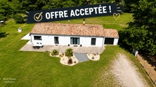 Maison 135 m² - 3 chambres chacune avec salle d'eau – 2 hectares – Prairie pour chevaux – DPE B – 10 min de Montpon