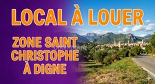 Local/bureau à louer Zone Saint Christophe à Digne Les Bains (04)