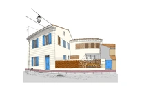 Duplex T3 de 77m2 avec patio et garage à  SAINT SAVOURNIN (13) à renover