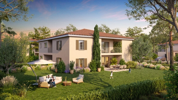Dpt Bouches du Rhône (13), à vendre AIX EN PROVENCE appartement T4 de 85,7 m² - Jardin de 326 m2