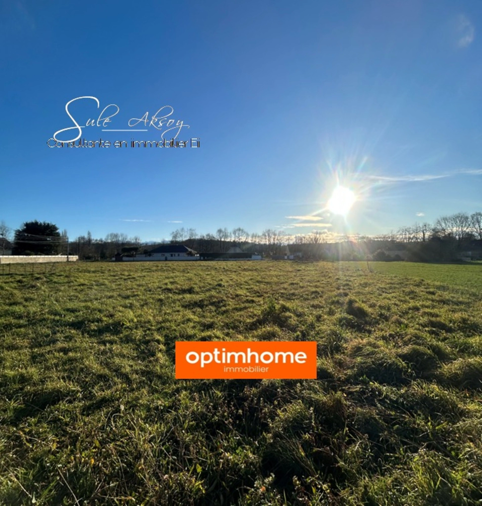 Terrain viabilisé de 965 m² à Artigueloutan – Proche Pau et autoroute secteur recherché · 87 000 €