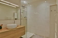 Renovated 100 m² house with a double garage, garden, and terraces