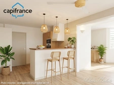 Spacieux T2 lumineux à  à St-François + place de parking privative