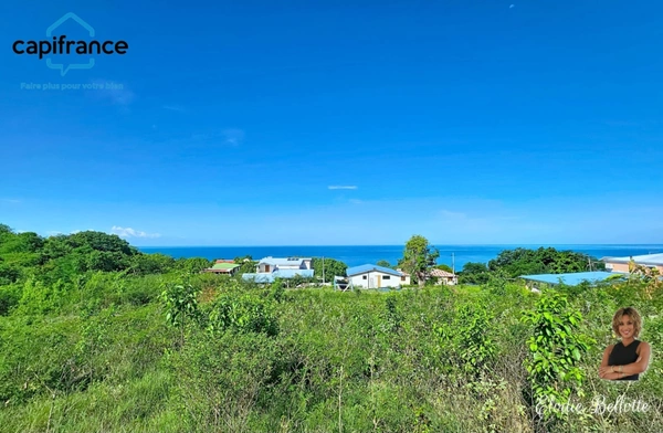 Terrain plat avec vue mer  
