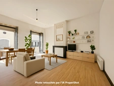 Exclusvité. Villeneuve Sur Lot, appartement T3 traversant au 2ème étage d'un bel immeuble en pierres