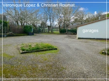 Bon-Encontre, maison mitoyenne de 106 m² habitables avec 3 chambres, cour, garage, parking