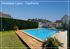 Agen, dans un quartier calme jolie maison de 106 m² avec jardin, garage et piscine