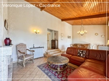Bon-Encontre, maison située sur les hauteurs, 112 m² habitables, 4 pièces. Grand jardin. Cellier, garage, atelier. 