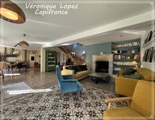 Feugarolles, belle longère en pierre rénovée de 289m² habitables avec jardin, piscine, atelier, séchoir à tabac