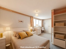 Bon-Encontre, maison située sur les hauteurs, 112 m² habitables, 4 pièces. Grand jardin. Cellier, garage, atelier. 