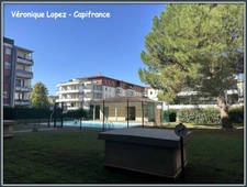 AGEN, appartement T2 avec terrasse, garage individuel et piscine commune