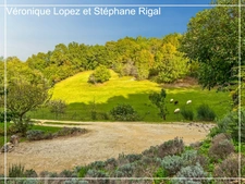 La Vire sur Lot, a stone property complex consisting of two houses with a life annuity occupied by two people. 