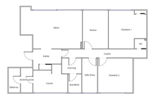 EXCLUSIVITÉ, Christophe Michaudelle Capifrance vous propose à MEAUX, appartement 4 pièces avec ses 2 terrasses (65 m²) - 3 chambres - dernier étage - 1 place de stationnement.