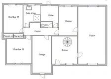 Christophe Michaudelle – EXCLUSIVITE CAPIFRANCE - vous propose à MEAUX proche de toutes commodités à pied : maison - 6 pièces - 121 m² - 4 chambres (dont 2 au RDC et 1 suite parentale) - 2 pièces d'ea