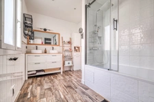 Christophe Michaudelle – CAPIFRANCE - vous propose proche de Saint Mard : maison indépendante - 4P - 85 m² - 2 chambres - 1 pièce d'eau - buanderie - 1 dépendance (54 m²) beau jardin
